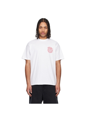 Carhartt Work In Progress White Spirals T-shirt