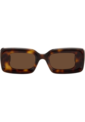 LOEWE Brown Rectangular Sunglasses