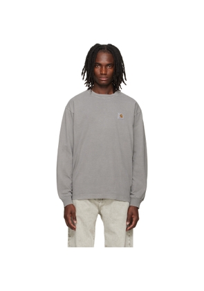 Carhartt Work In Progress Gray Long Sleeve Nelson T-shirt