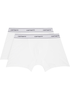Carhartt Work In Progress Two-Pack White Cotton Trunk Boxer Briefs