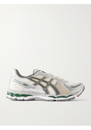 Asics - GEL-KAYANO® 12.1 Rubber-Trimmed Mesh Sneakers - Men - White - UK 6