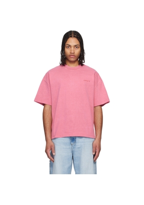 Carhartt Work In Progress Pink Benton T-shirt
