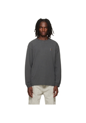 Carhartt Work In Progress Gray Long Sleeve Nelson T-shirt