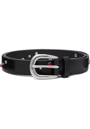 Paul Smith Black Leather Studded Belt