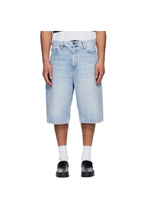 Carhartt Work In Progress Blue Langdon Denim Shorts