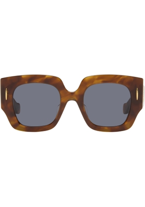 LOEWE Brown Anagram Sunglasses