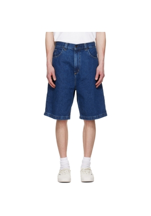 Carhartt Work In Progress Navy Brandon Denim Shorts