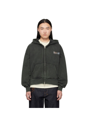 Ksubi Gray Death Snake Halen Zip Hoodie