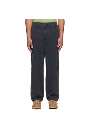 Carhartt Work In Progress Black Parrish Corduroy Trousers