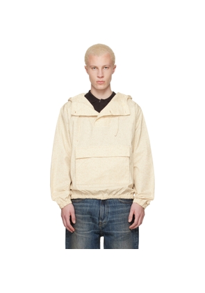 Lacoste Beige Water-Repellent Printed Jacket