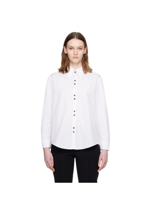 SUPER YAYA White Necklace Shirt