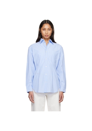 AGOLDE Blue Cinch Shirt