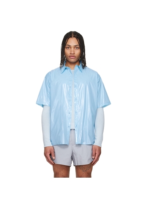 LII Blue Gloss Short-Sleeve Shirt