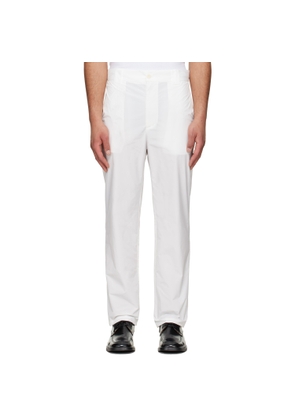 LII White Straight Fitted Active Trousers