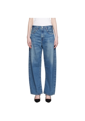 Levi's Blue Drop Barrel Jeans