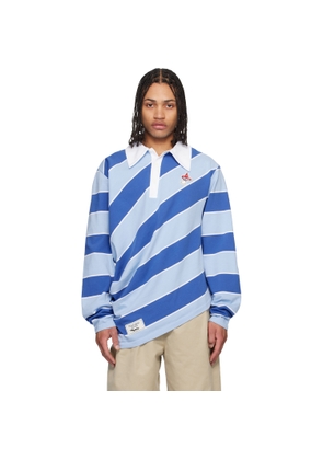 Charles Jeffrey LOVERBOY Blue Topsy Turvy Polo