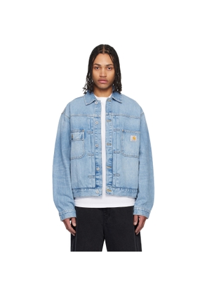 Carhartt Work In Progress Blue Belmar Denim Jacket