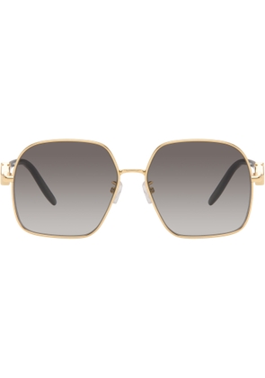 Fendi Gold FF Diamonds Sunglasses