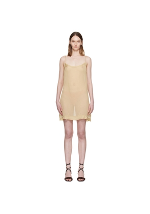 Paloma Wool Beige Enos Minidress