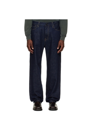 Carhartt Work In Progress Navy Aaron Jeans