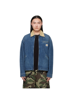 Carhartt Work In Progress Blue OG Detroit Denim Jacket
