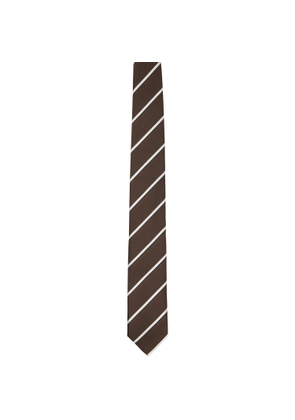 BOSS Brown Striped Tie