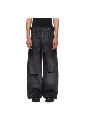 HYACYN Black Sevar Rof Low Pocket Jeans