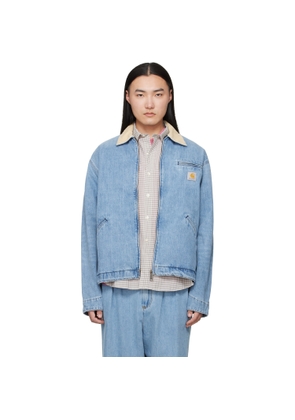 Carhartt Work In Progress Blue OG Detroit Denim Jacket