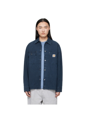 Carhartt Work In Progress Blue Parrish Corduroy Overshirt