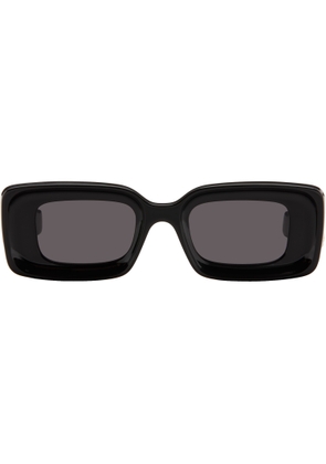 LOEWE Black Rectangular Sunglasses