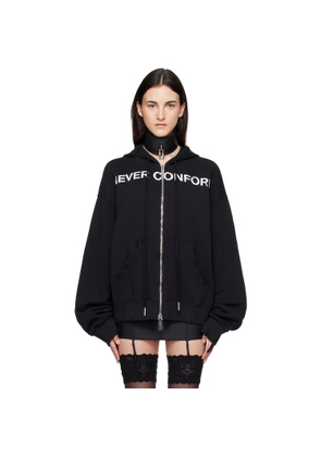 MATIÈRES FÉCALES Black 'Never Conform' Hoodie