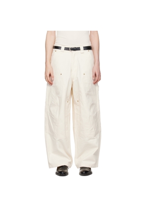 WILLY CHAVARRIA Off-White Stockton Double Knee Trousers