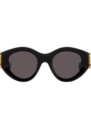 LOEWE Black Maxi Anagram Butterfly Sunglasses