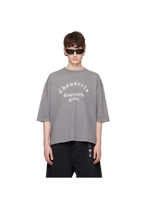 WILLY CHAVARRIA Gray 'Chavarria Community Center' Buffalo T-shirt