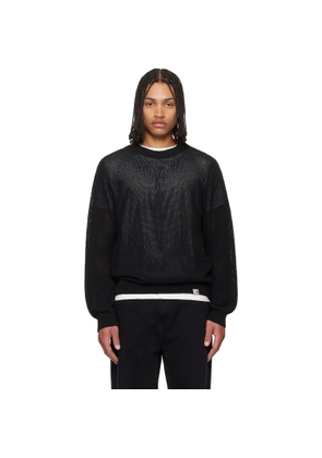 Carhartt Work In Progress Black Stockton Sweater