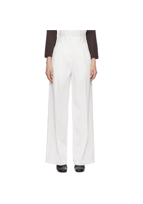 A.P.C. White Ginny Trousers