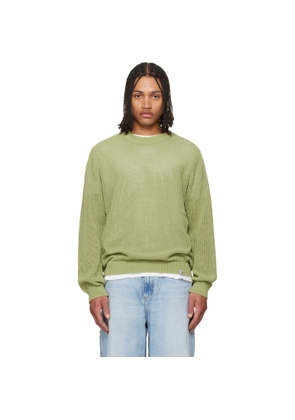 Carhartt Work In Progress Green Stockton Sweater