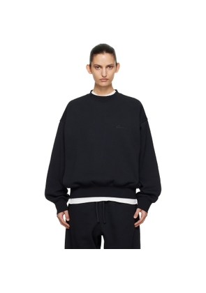 Fear of God ESSENTIALS Black Classic Crewneck Sweatshirt