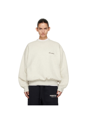 Fear of God ESSENTIALS Off-White Classic Crewneck Sweatshirt