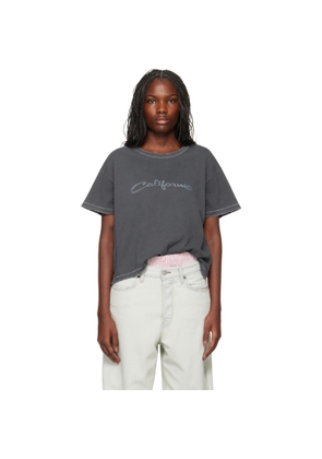 ERL Gray 'California' Signature T-shirt