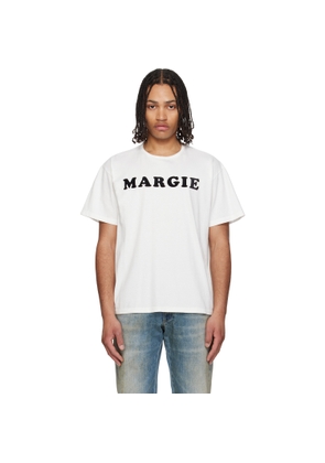 MM6 Maison Margiela Off-White Vintage Jersey 'Margie' T-shirt