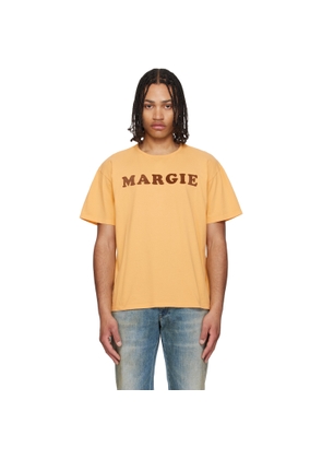 MM6 Maison Margiela Yellow Vintage Jersey 'Margie' T-shirt