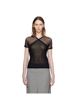 Paloma Wool Black Olimpia Mesh T-shirt