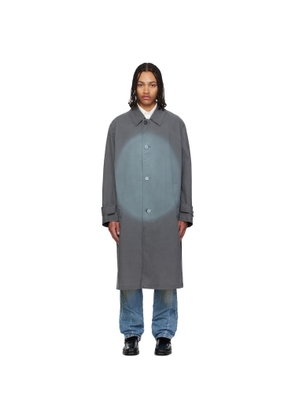 MM6 Maison Margiela Gray Spotlight Fading Coat