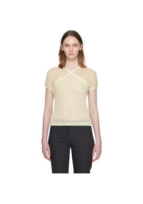 Paloma Wool Off-White Olimpia Mesh T-shirt