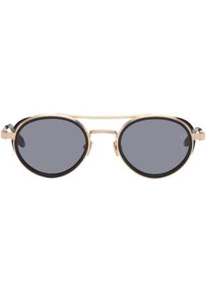 Akoni Gold & Black Astria Sunglasses