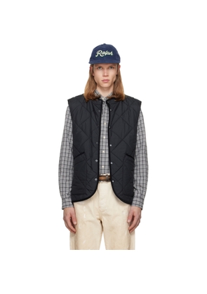 Polo Ralph Lauren Black 'The Hurston' Quilted Utility Vest