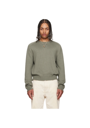 OUR LEGACY Gray True Roundneck Sweater