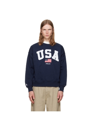Polo Ralph Lauren Navy Sport Fleece Sweatshirt