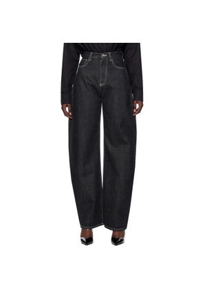 ALAÏA Black Round Jeans